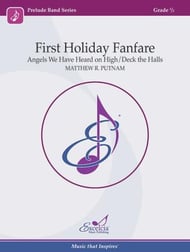 First Holiday Fanfare Concert Band sheet music cover Thumbnail